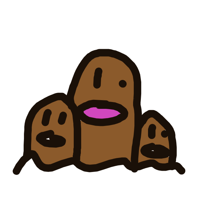 Dugtrio drawing