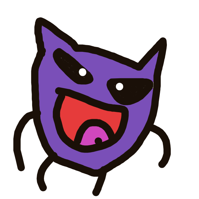 Gengar drawing
