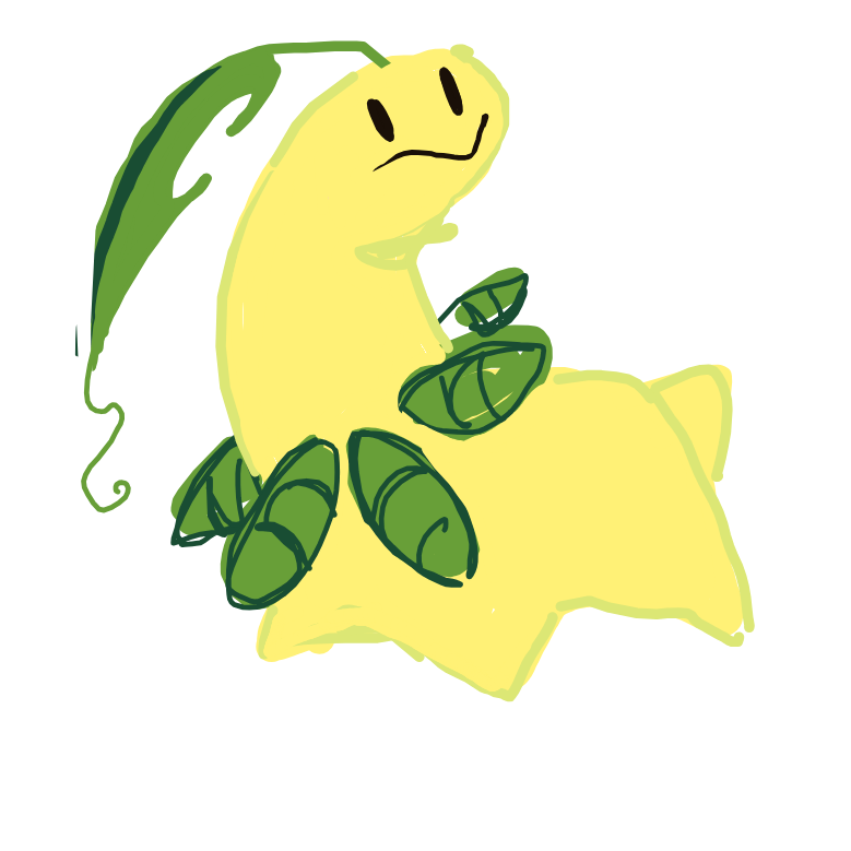 B4sedonJen's drawing of Bayleef — best Pokémon fan art on Sketchdex
