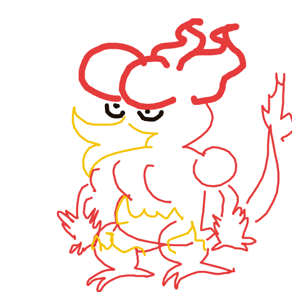 Magmar drawing
