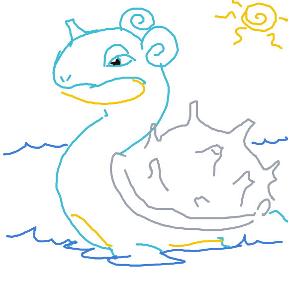 Lapras drawing