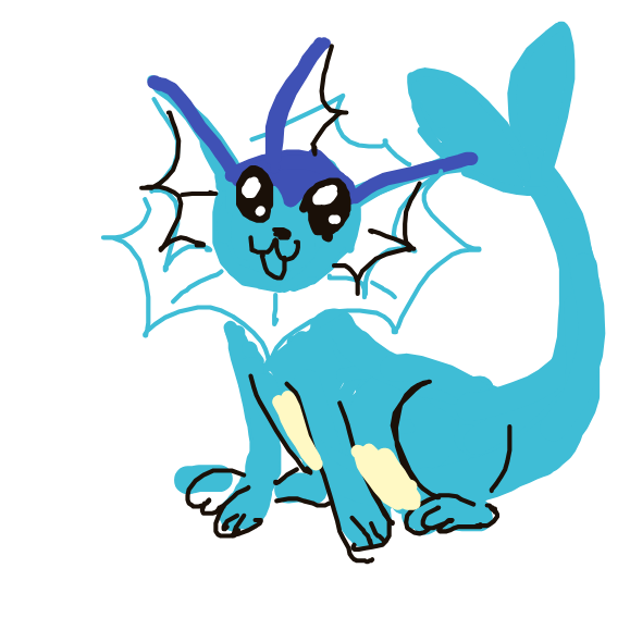 Vaporeon drawing