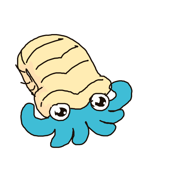 Omanyte drawing
