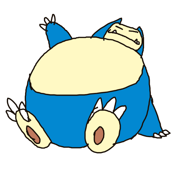 Snorlax drawing