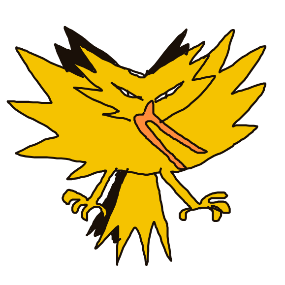 Zapdos drawing