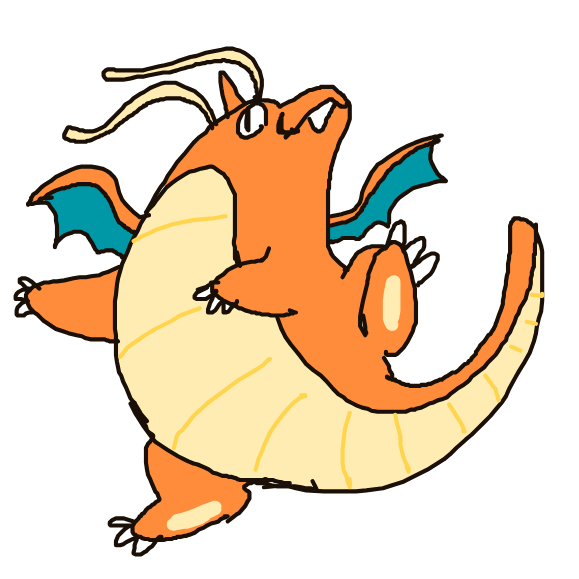 Dragonite drawing