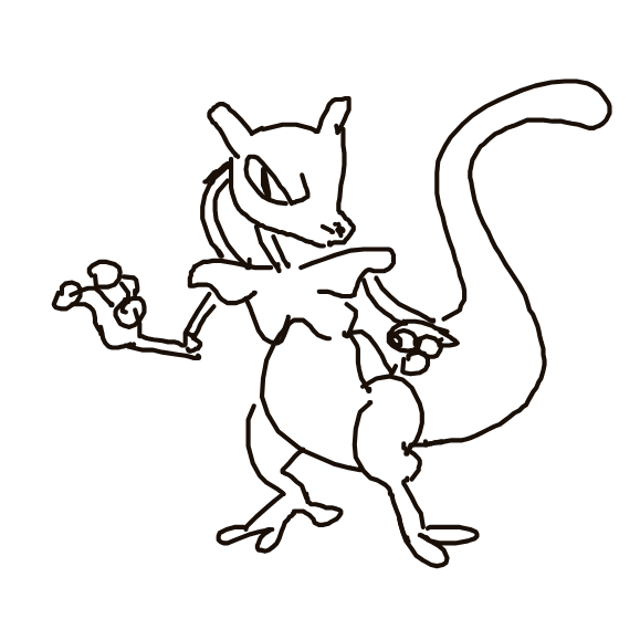 Mewtwo drawing