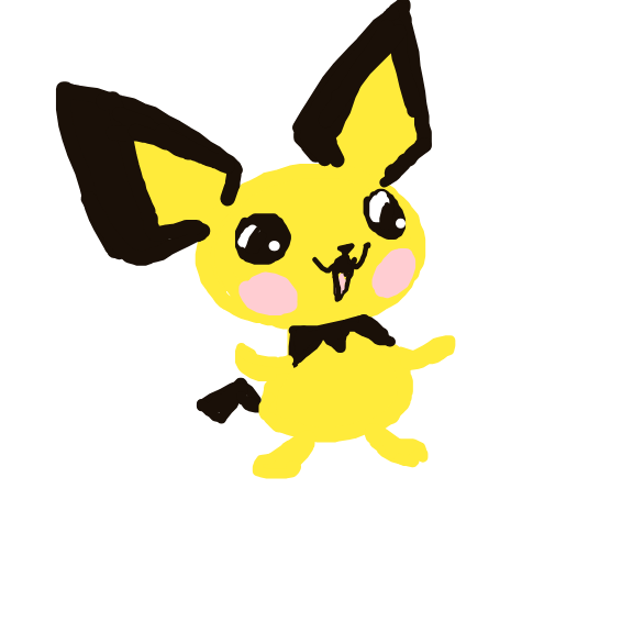 zvveilous's drawing of Pichu — Pokémon sketch on Sketchdex