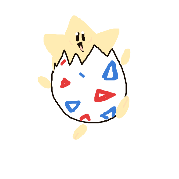 zvveilous's drawing of Togepi — Pokémon sketch on Sketchdex