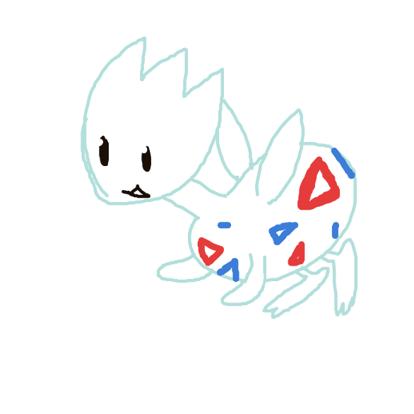 zvveilous's drawing of Togetic — Pokémon sketch on Sketchdex