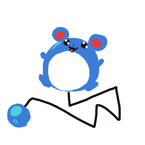 zvveilous's drawing of Marill — Pokémon sketch on Sketchdex