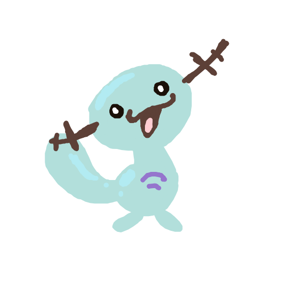 zvveilous's drawing of Wooper — Pokémon sketch on Sketchdex