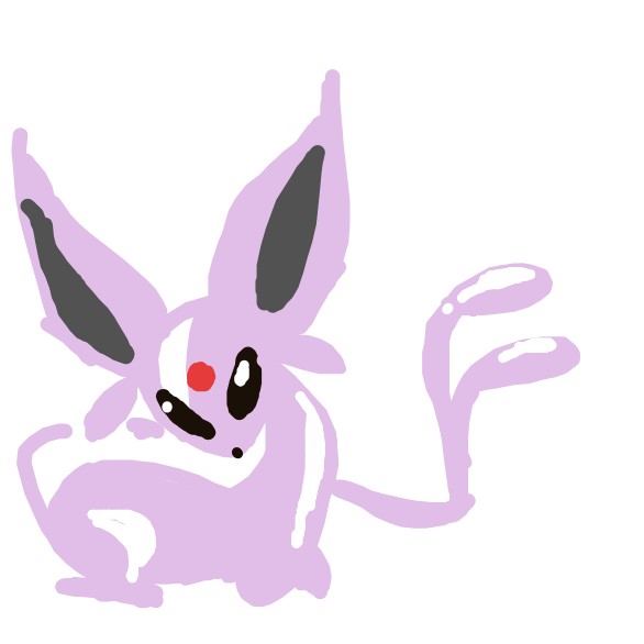 zvveilous's drawing of Espeon — Pokémon sketch on Sketchdex