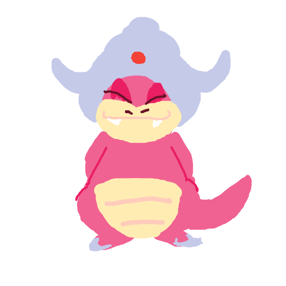 zvveilous's drawing of Slowking — Pokémon sketch on Sketchdex
