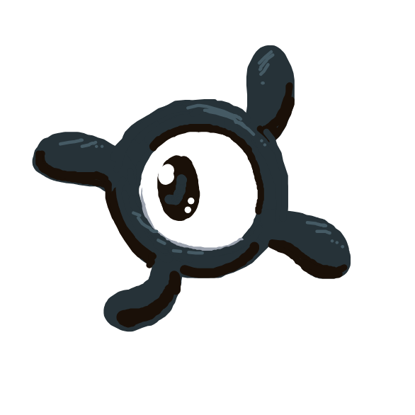 zvveilous's drawing of Unown — Pokémon sketch on Sketchdex