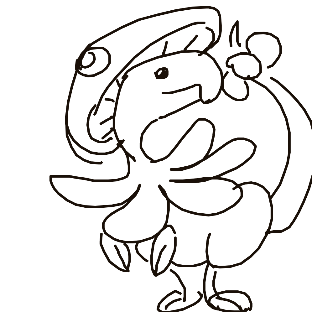zvveilous's drawing of Breloom — Pokémon sketch on Sketchdex