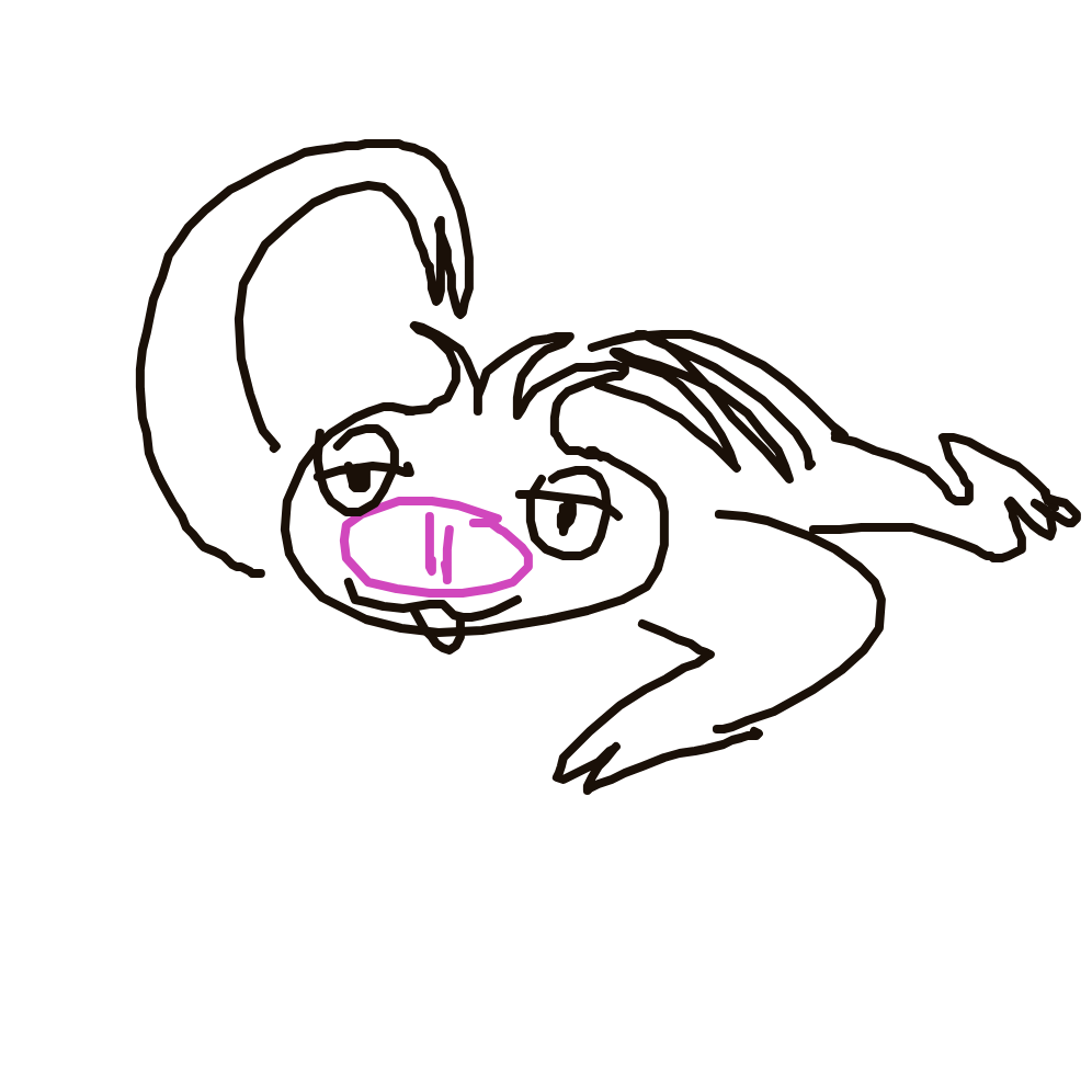 zvveilous's drawing of Slakoth — Pokémon sketch on Sketchdex