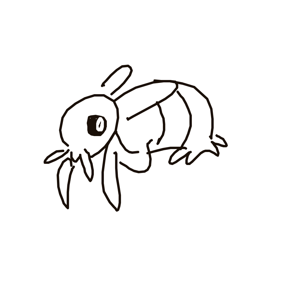 zvveilous's drawing of Nincada — Pokémon sketch on Sketchdex