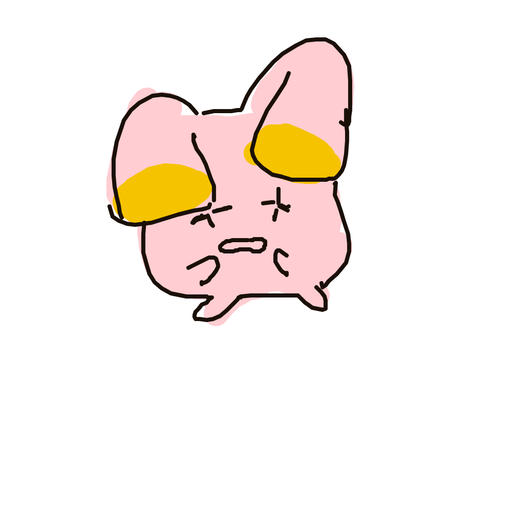 zvveilous's drawing of Whismur — Pokémon sketch on Sketchdex