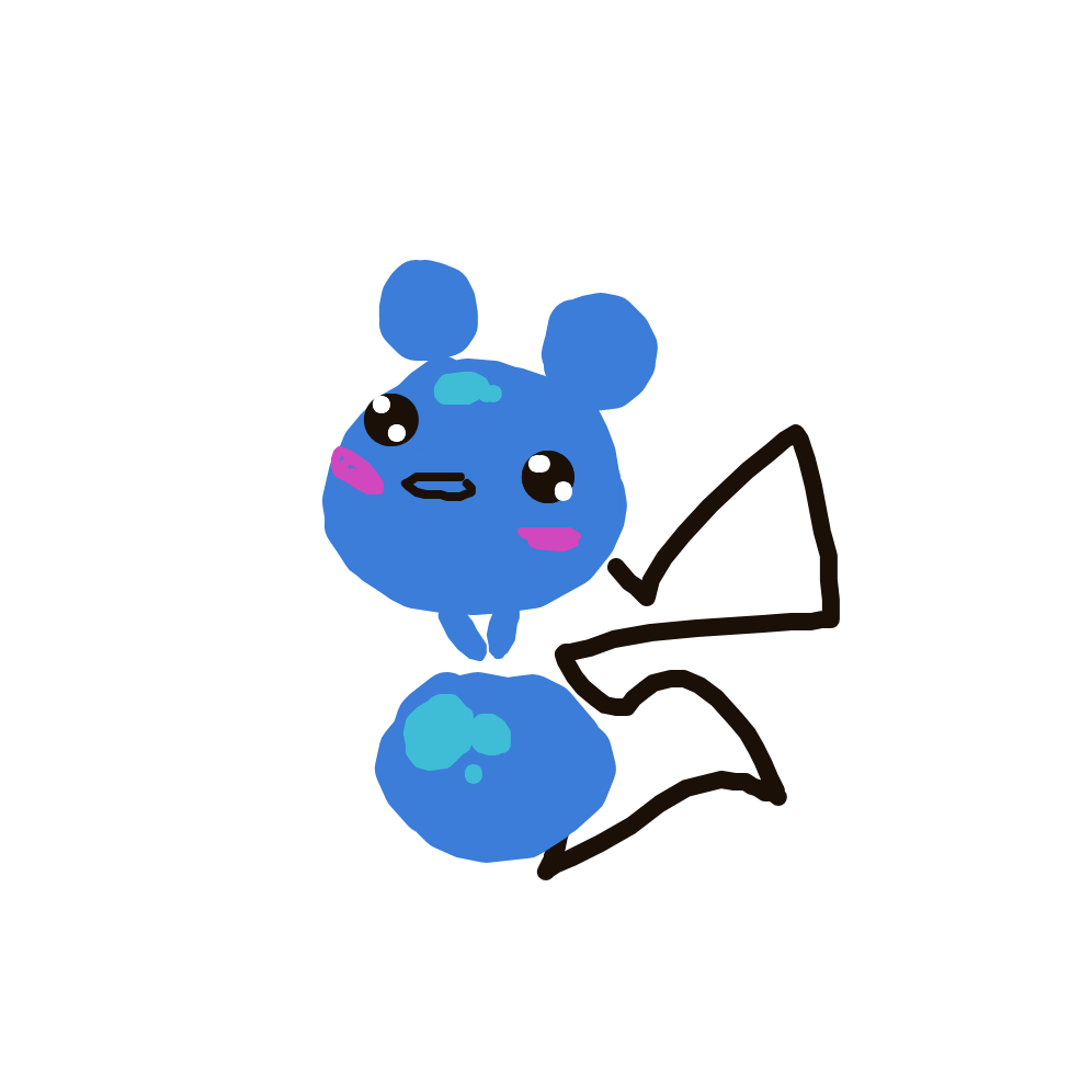 zvveilous's drawing of Azurill — Pokémon sketch on Sketchdex