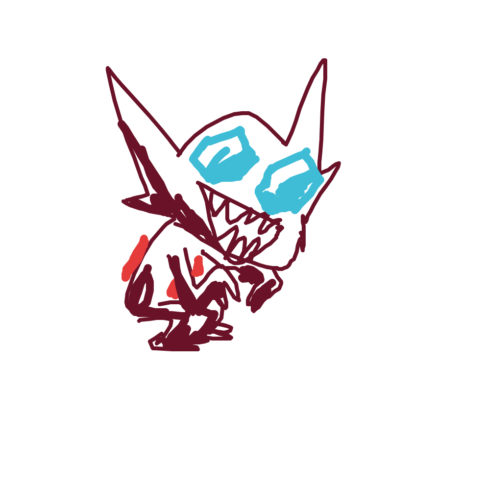 zvveilous's drawing of Sableye — Pokémon sketch on Sketchdex