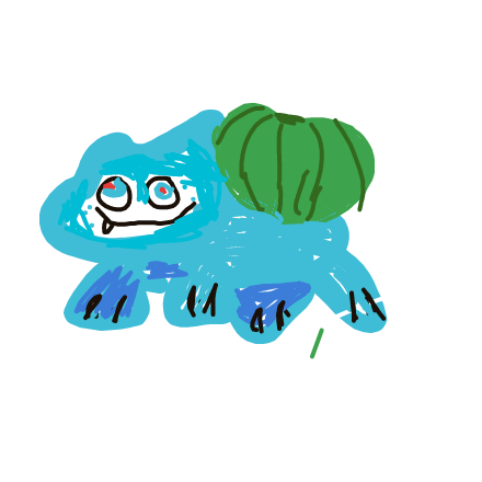 Pitote's drawing of Bulbasaur — Pokémon sketch on Sketchdex