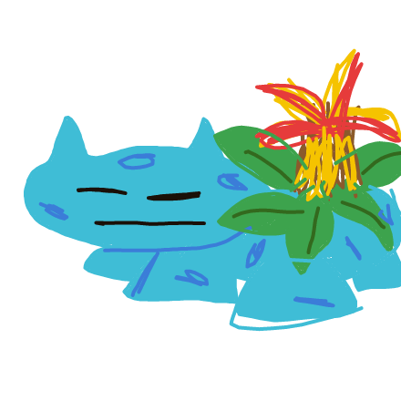 Pitote's drawing of Venusaur — Pokémon sketch on Sketchdex