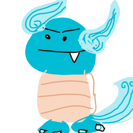 Pitote's drawing of Wartortle — Pokémon sketch on Sketchdex