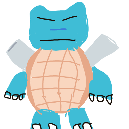 Pitote's drawing of Blastoise — Pokémon sketch on Sketchdex
