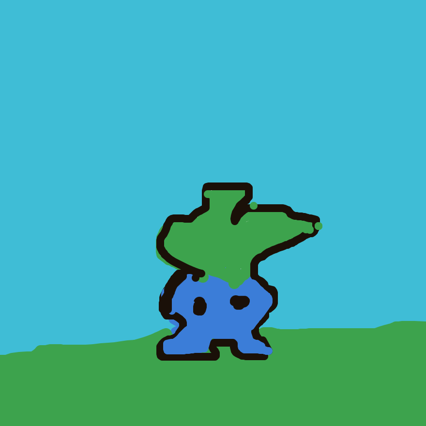 Oddish drawing