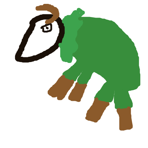 Carleto's drawing of Gogoat — best Pokémon fan art on Sketchdex