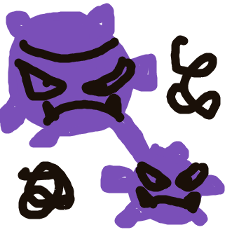 Weezing drawing