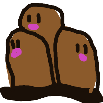 VoltCharizard143's drawing of Dugtrio — Pokémon sketch on Sketchdex