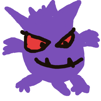 VoltCharizard143's drawing of Gengar — Pokémon fan art on Sketchdex