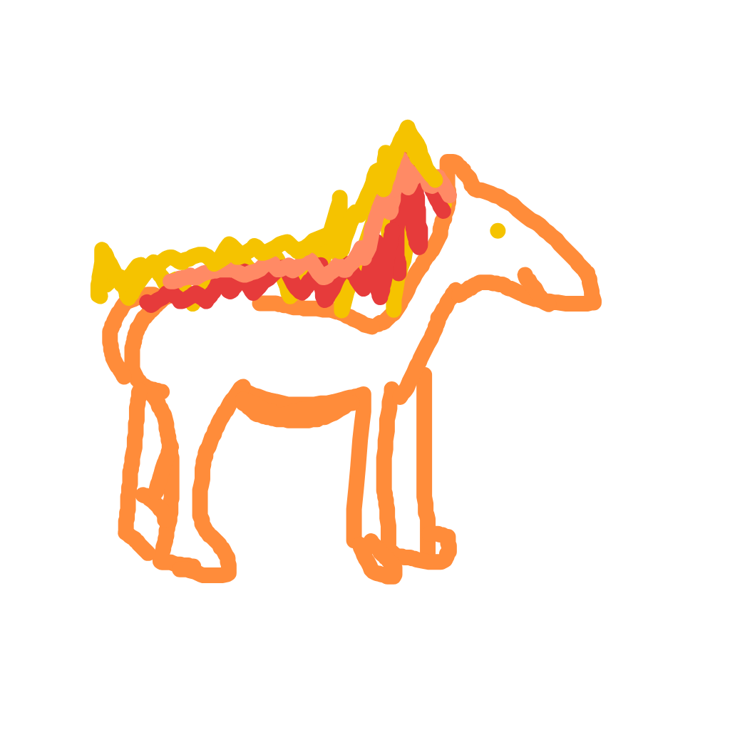 PrimalRhydon485's drawing of Rapidash — Pokémon sketch on Sketchdex