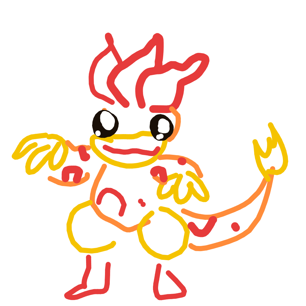 NeoHitmonlee886's drawing of Magmar — Pokémon sketch on Sketchdex