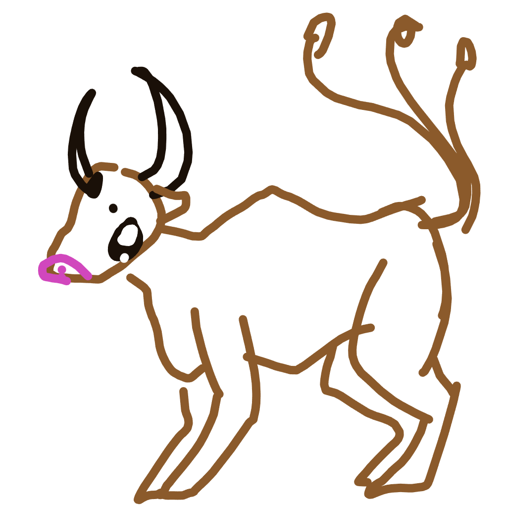 NeoHitmonlee886's drawing of Tauros — Pokémon sketch on Sketchdex
