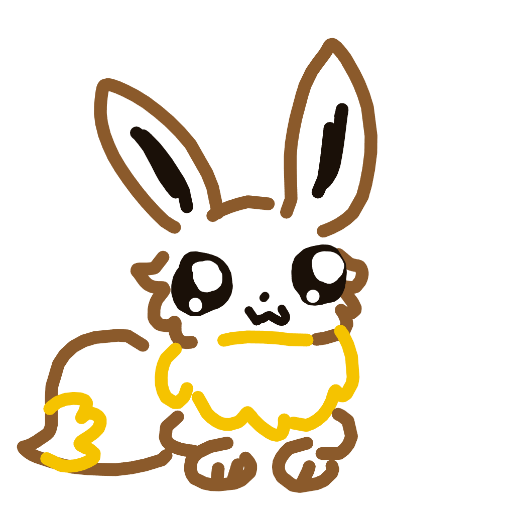 NeoHitmonlee886's drawing of Eevee — Pokémon sketch on Sketchdex