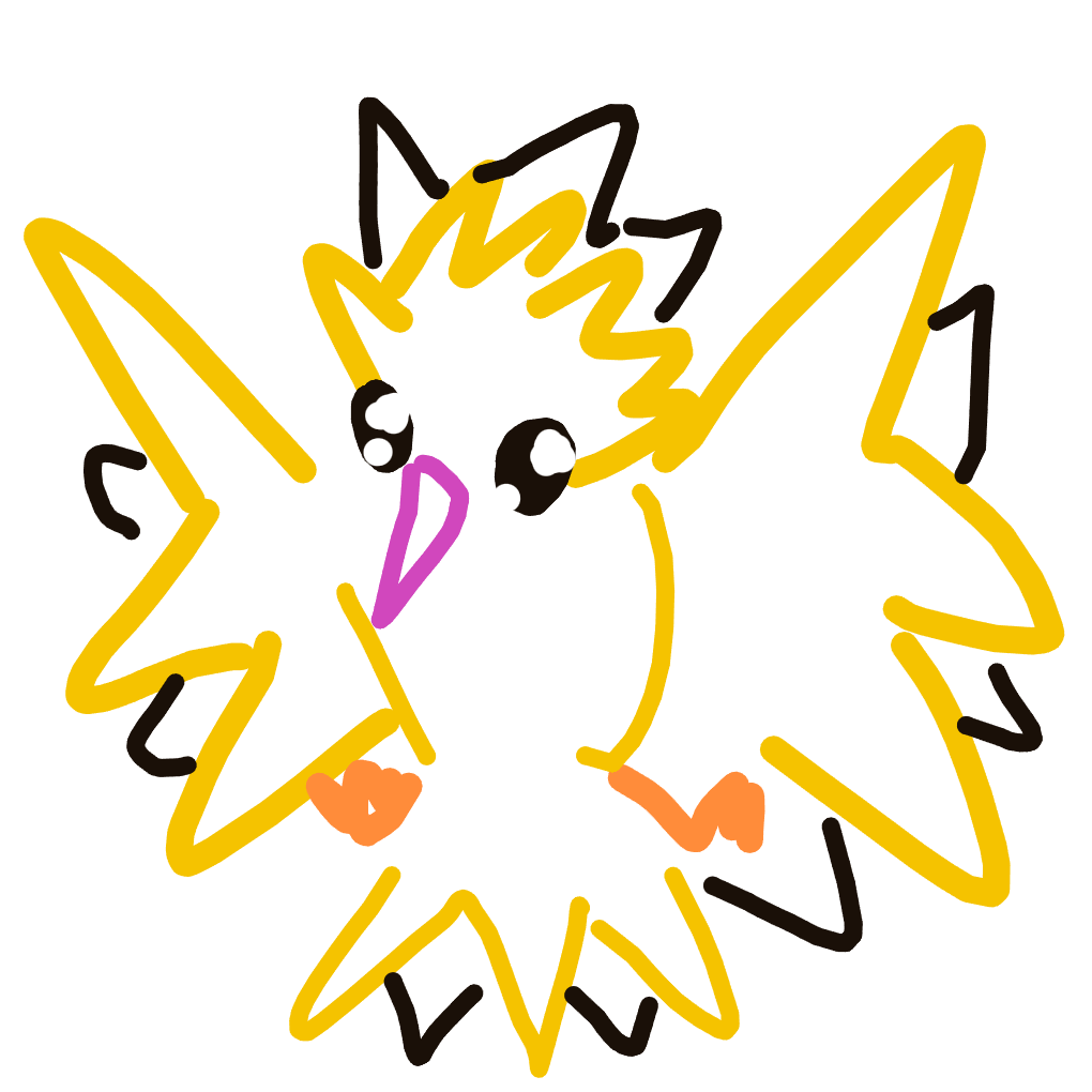 NeoHitmonlee886's drawing of Zapdos — Pokémon sketch on Sketchdex