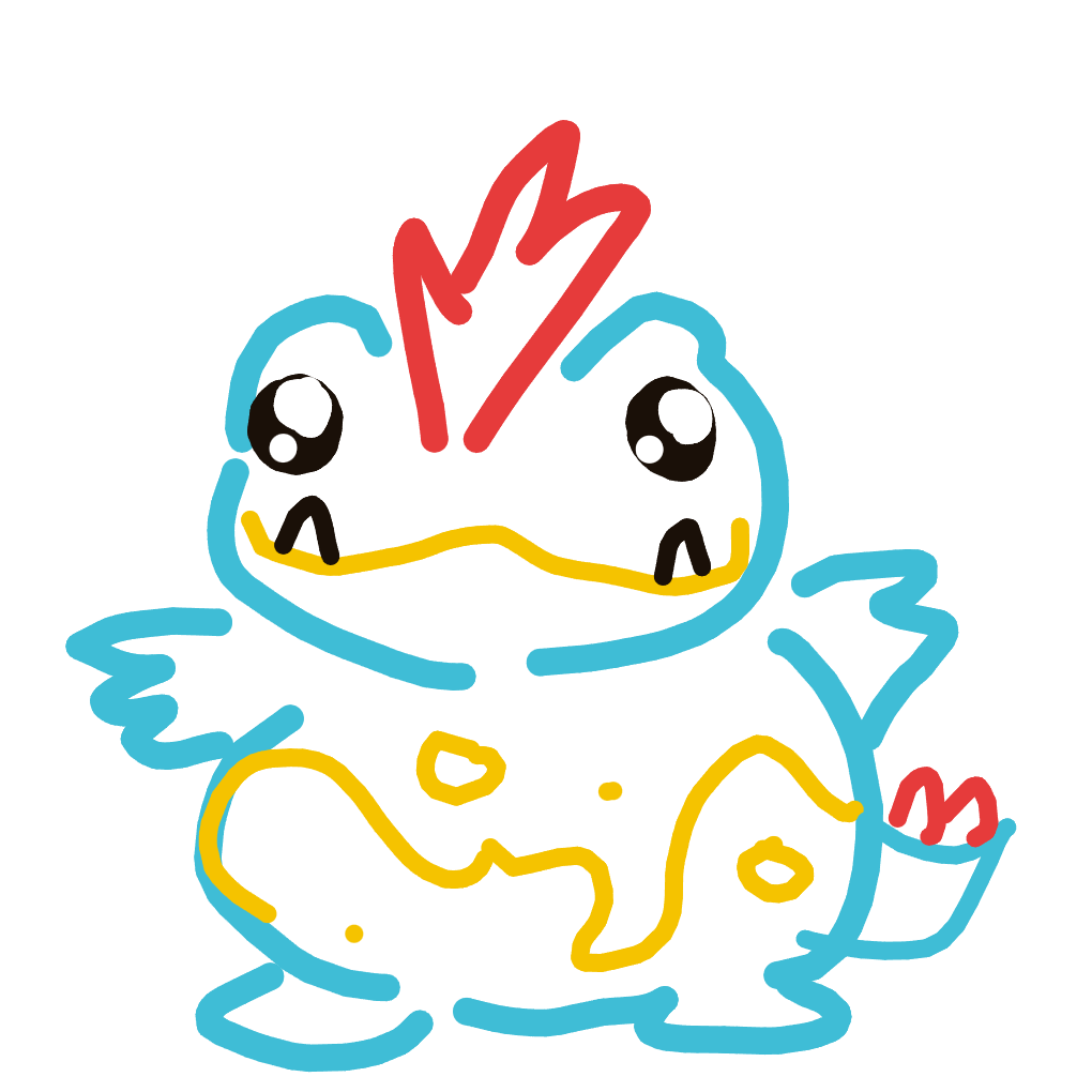 NeoHitmonlee886's drawing of Croconaw — Pokémon sketch on Sketchdex