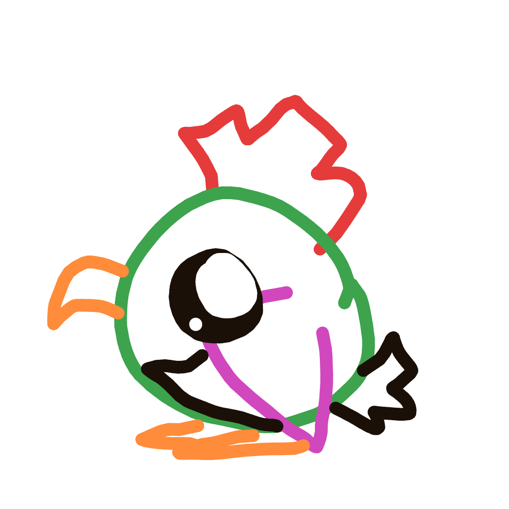 NeoHitmonlee886's drawing of Natu — Pokémon sketch on Sketchdex
