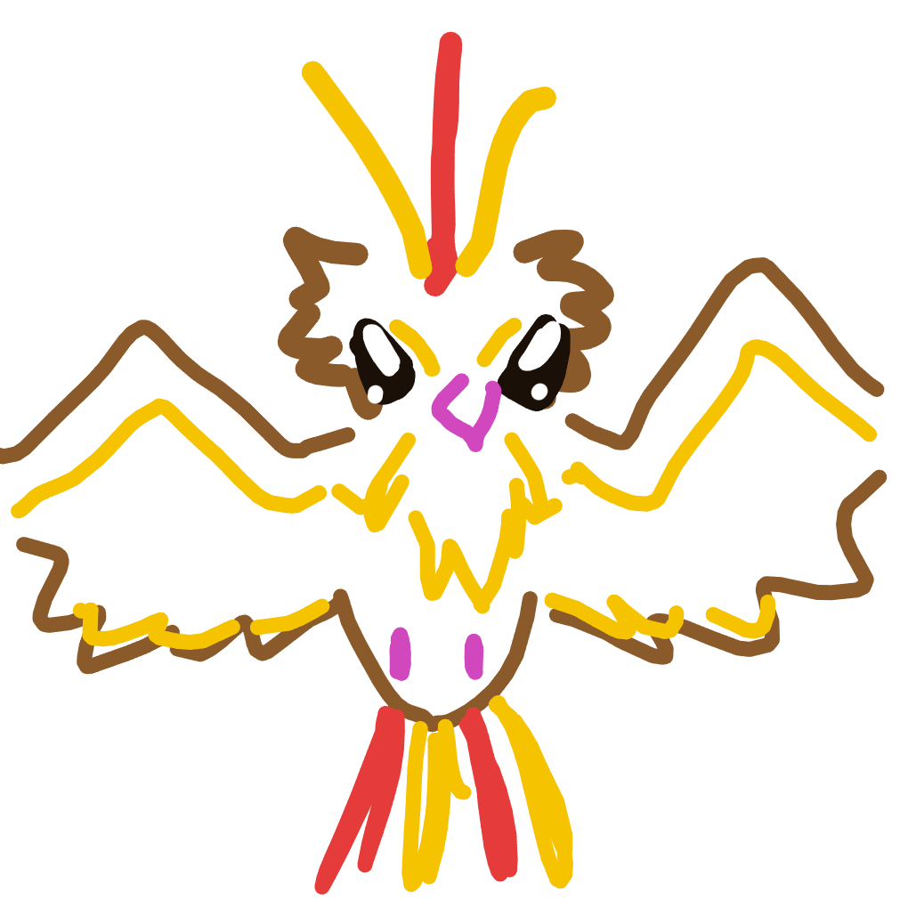 NeoHitmonlee886's drawing of Pidgeot — Pokémon sketch on Sketchdex