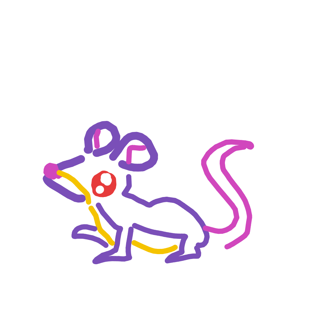 NeoHitmonlee886's drawing of Rattata — Pokémon sketch on Sketchdex