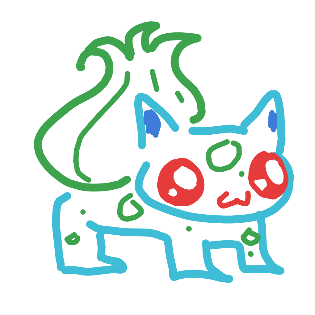 NeoHitmonlee886's drawing of Bulbasaur — Pokémon sketch on Sketchdex