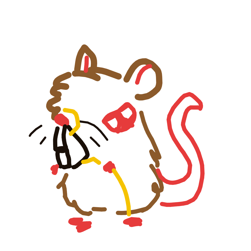 NeoHitmonlee886's drawing of Raticate — Pokémon sketch on Sketchdex