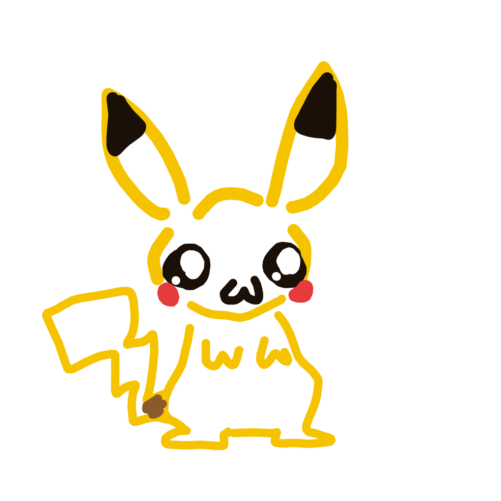 NeoHitmonlee886's drawing of Pikachu — Pokémon sketch on Sketchdex