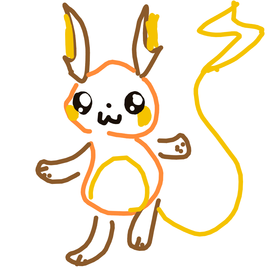 Raichu drawing