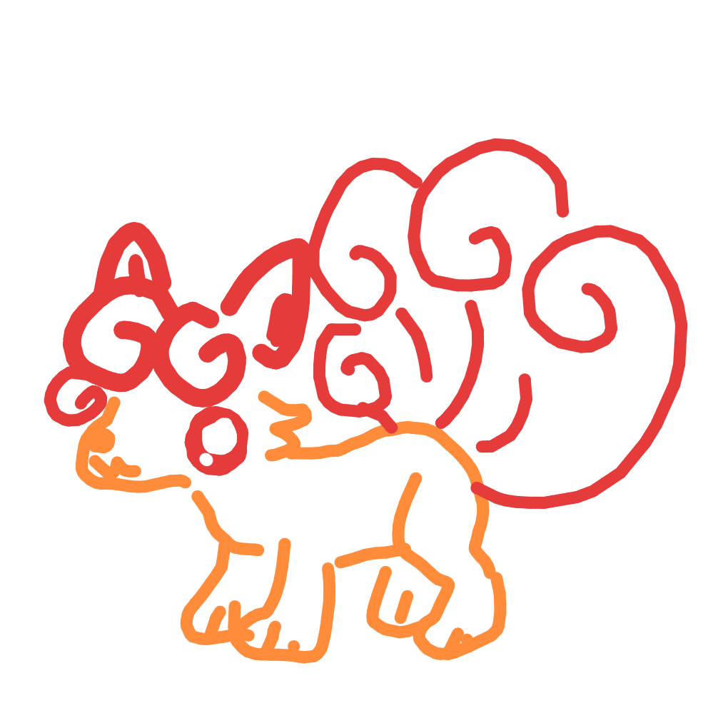Vulpix drawing