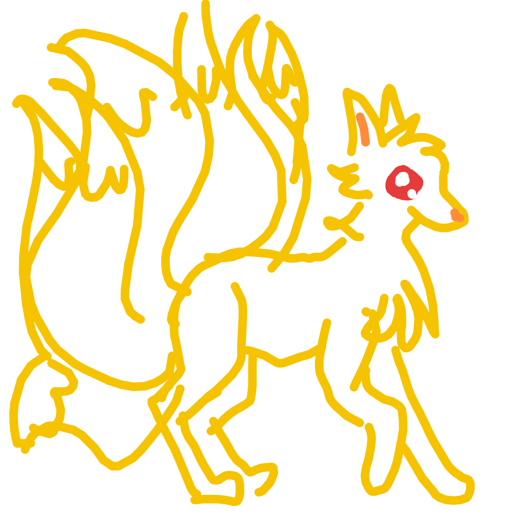 Ninetales drawing