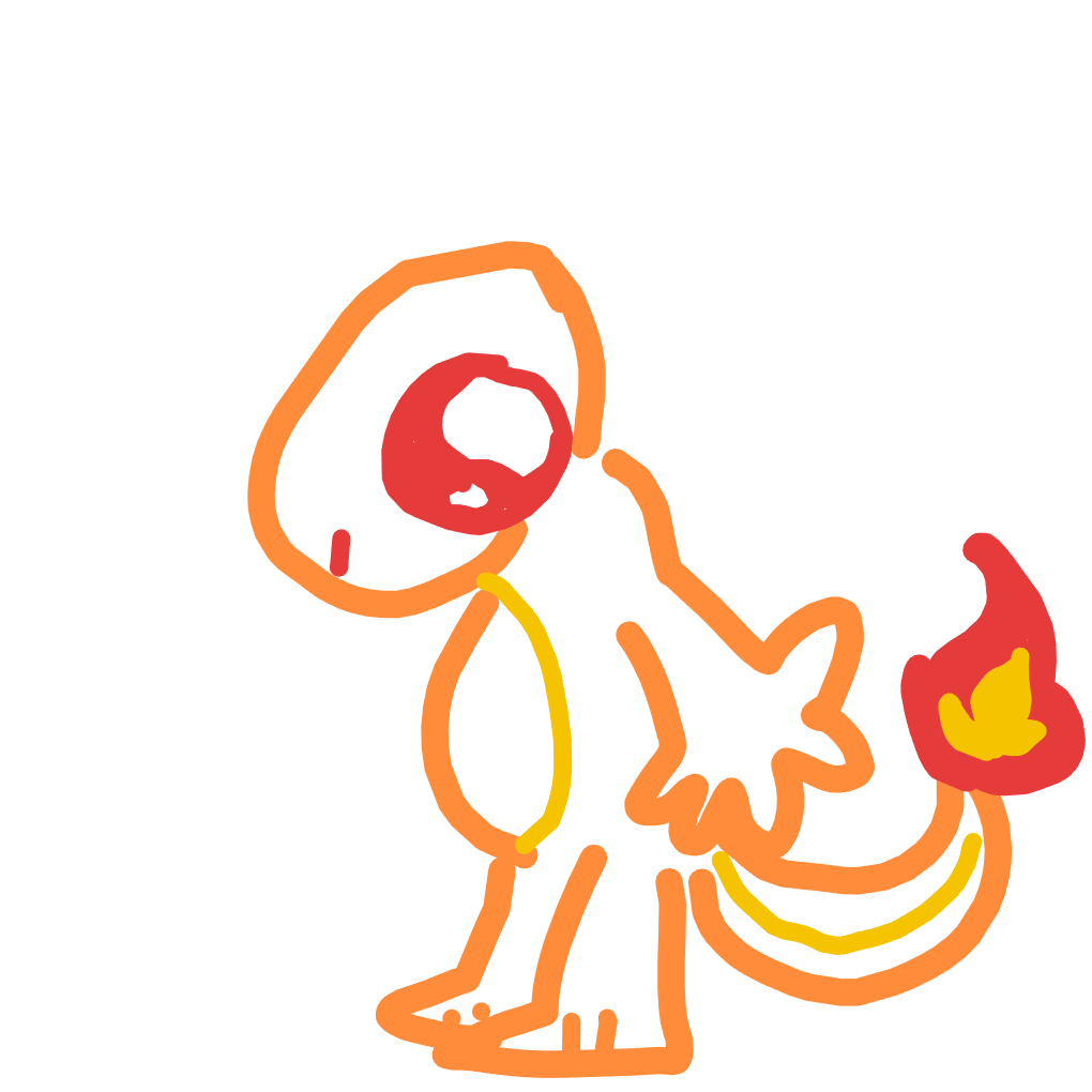 NeoHitmonlee886's drawing of Charmander — Pokémon sketch on Sketchdex